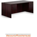 30 x 60 DP Desk American Mahogany Finish